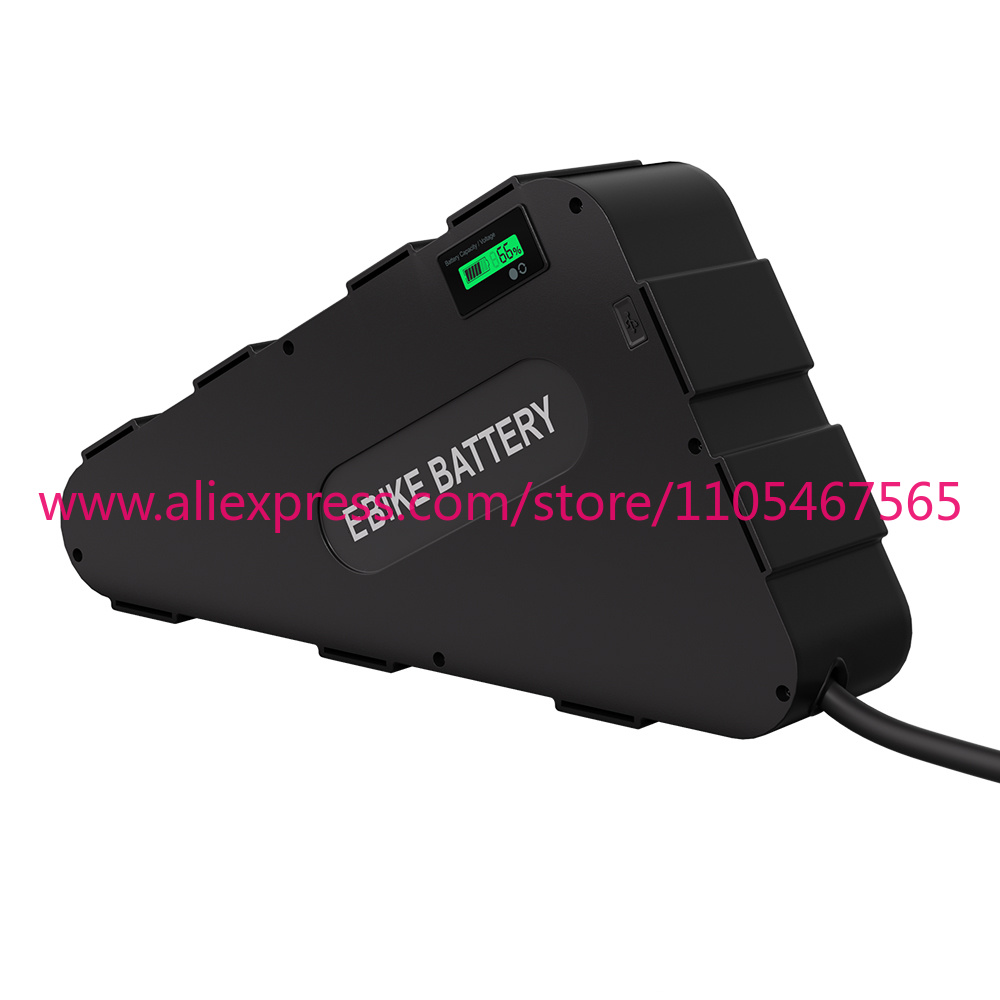 Electric Bicycle Battery 72V 30Ah - Bateria de lítio triangular para bicicleta