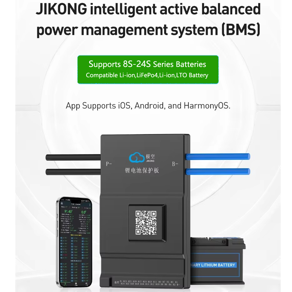 JK BMS Balanceamento Ativo 150 - Smart Bms 72V 20S 150A Bluetooth avaliação e preço