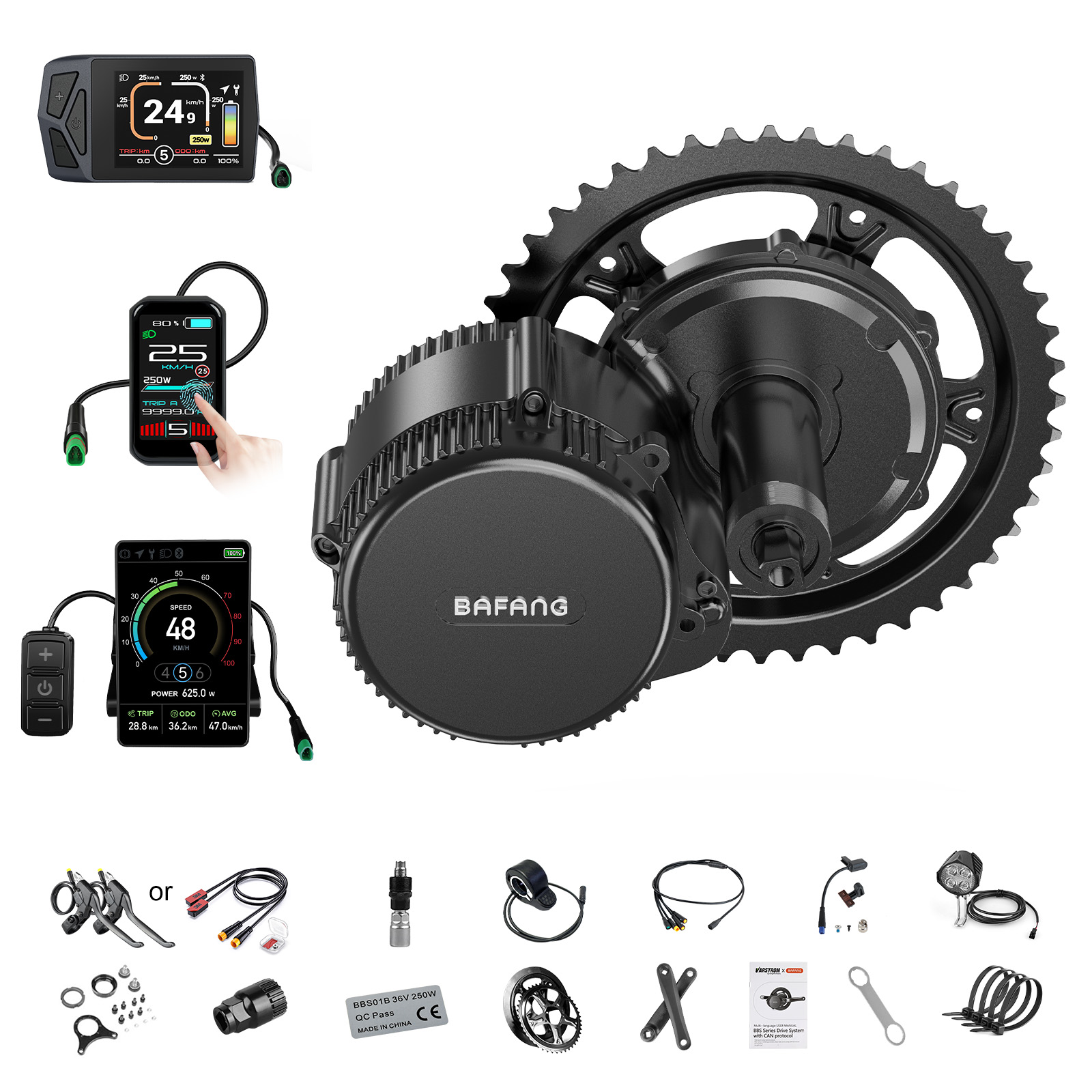 [Envio Local EUA] Kit Motor Ce - Mid Drive Motor Kit 52V 1000W avaliação e preço