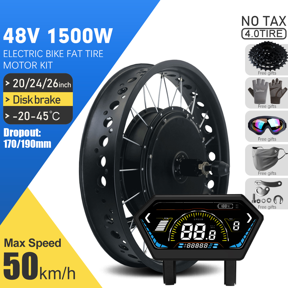 Kit de Bicicleta Elétrica Fat  - 72V 5000W Hub Motor Kit avaliação e preço